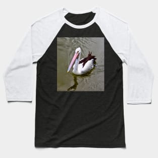 The Pelican Swims! Baseball T-Shirt